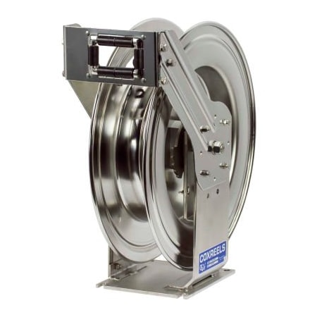 Coxreels Coxreels 1/2"x100' 300 PSI Stainless Steel Spring Retractable Low Pressure Hose Reel TSHL-N-4100-SS